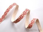 Tasiemka bawełniana - matrioszki (15 mm)