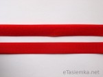 Taśma rzep komplet - czerwona 20 mm