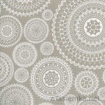 Tkanina bawełniana dekoracyjna - mandale koronkowe