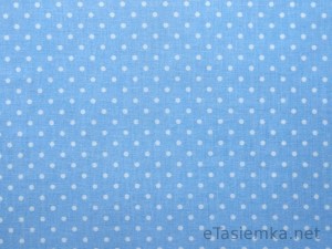 Groszki na jasnym błękicie