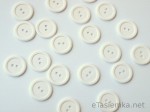 Guzik okrągły - biały
