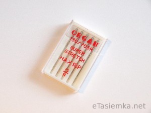 Organ - igły do dzianin, stretchu i dżerseju (75)